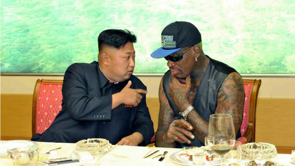 Die ungew&ouml;hnliche Freundschaft zwischen Kim Jong Un und Dennis Rodman fand nach Jahren aufgrund eines unappetitlichen Zwischenfalls ein j&auml;hes Ende. (Foto)