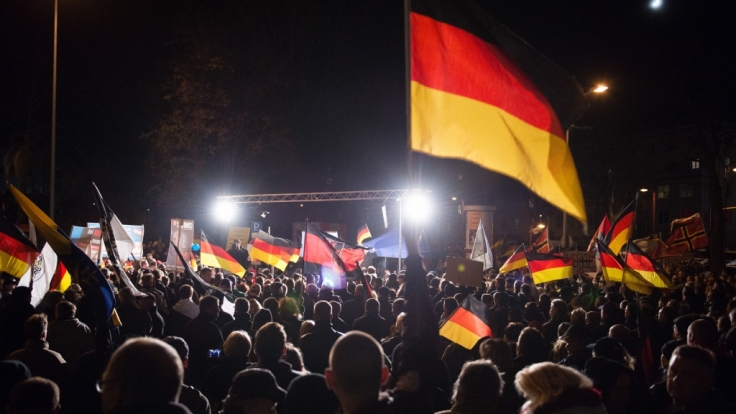 Anhänger der rechtspopulistischen