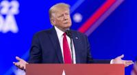 Donald Trump wettert erneut gegen Joe Biden.