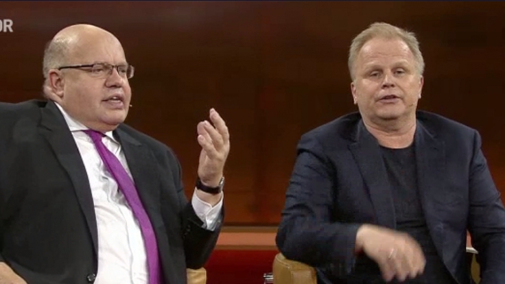 Herbert Grönemeyer und Peter Altmaier im Streitgespräch.