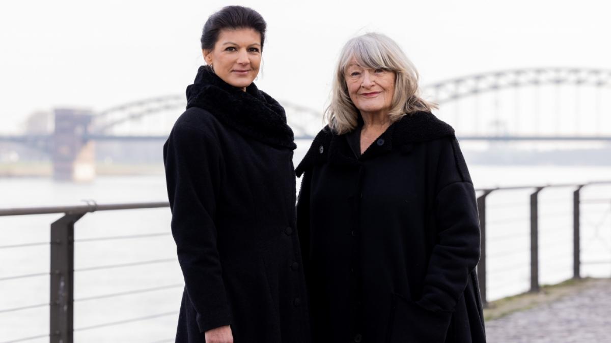 Sahra Wagenknecht und Alice Schwarzer fordern Friedensverhandlungen mit Russland. (Foto)