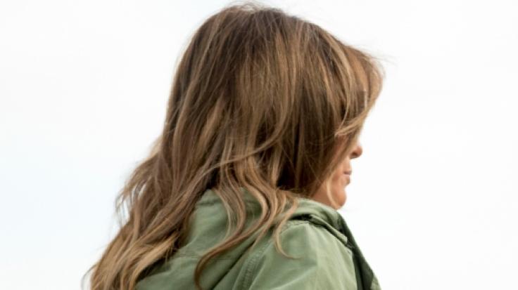Melania Trumps viel diskutierter Blazer mit dem Graffiti-Aufdruck: