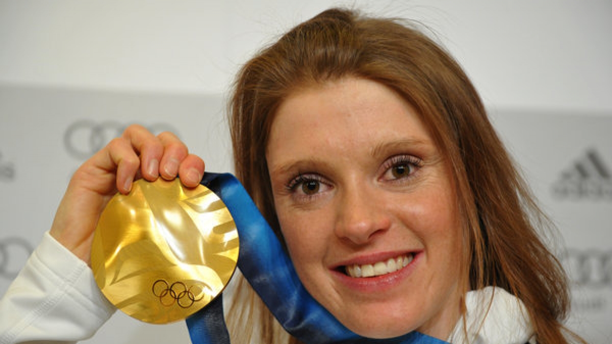 Die Wintersportlerin Evi Sachenbacher-Stehle erhielt zahlreiche Auszeichnungen. (Foto)
