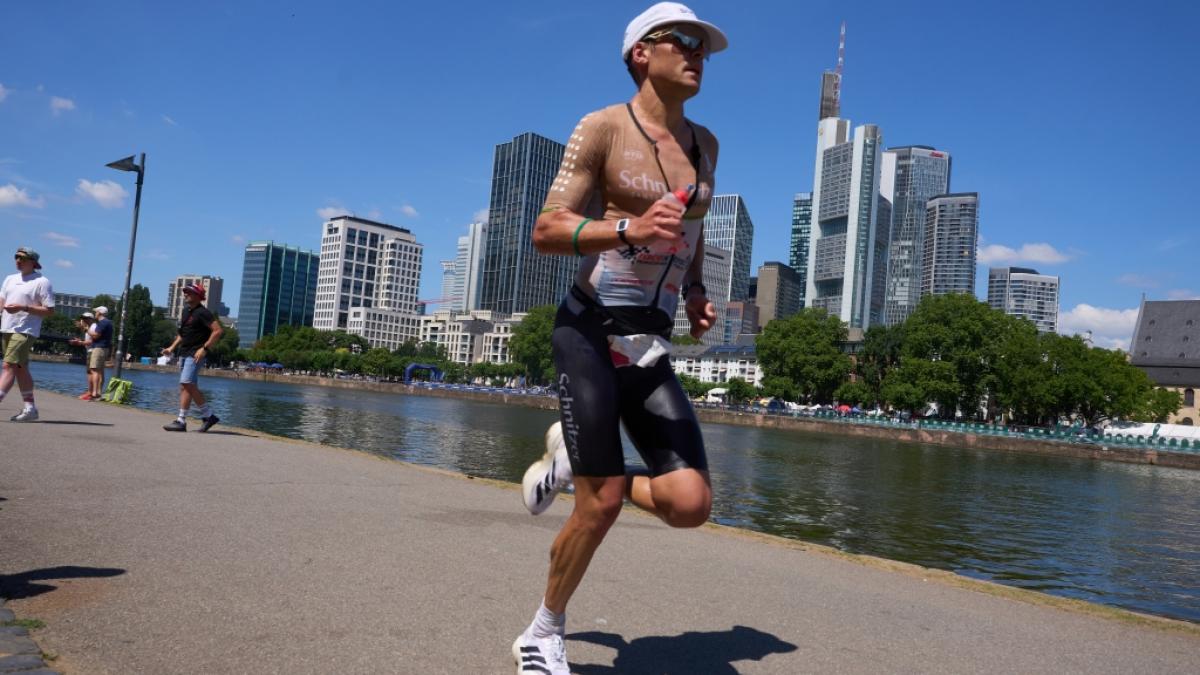 Bei Temperaturen von bis zu 39 Grad Celsius findet am 28. Juni die Ironman-Europameisterschaft 2026 in Frankfurt am Main statt. (Foto)