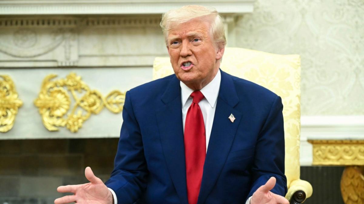 Donald Trump hat mit seiner Zoll-Politik viele Kritiker:innen heraufbeschworen - auch aus den eigenen Reihen. (Foto)
