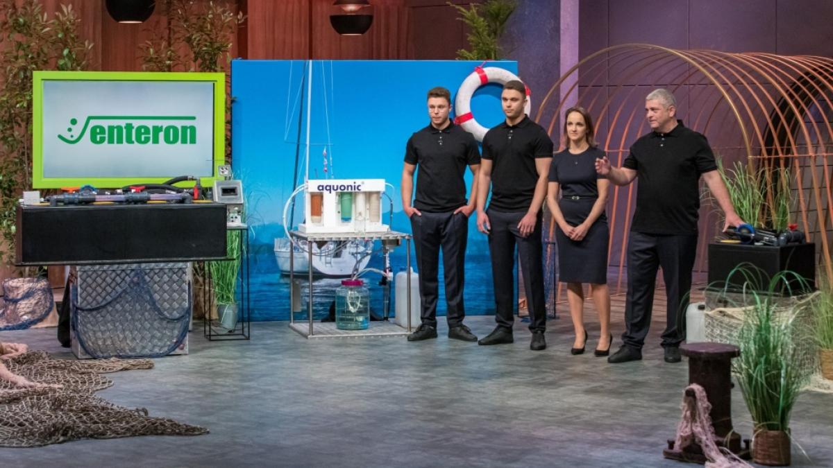 Wegen Familie Logisch und ihrer Mini-Kl&auml;ranlage "Enteron" bekamen sich die DHDL-Investoren regelrecht in die Wolle. (Foto)