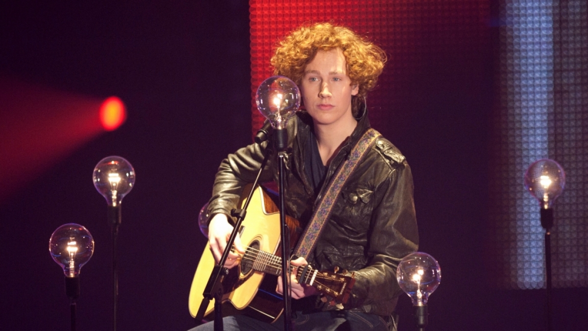 Michael Schulte im Finale von "The Voice of Germany" 2012. (Foto)