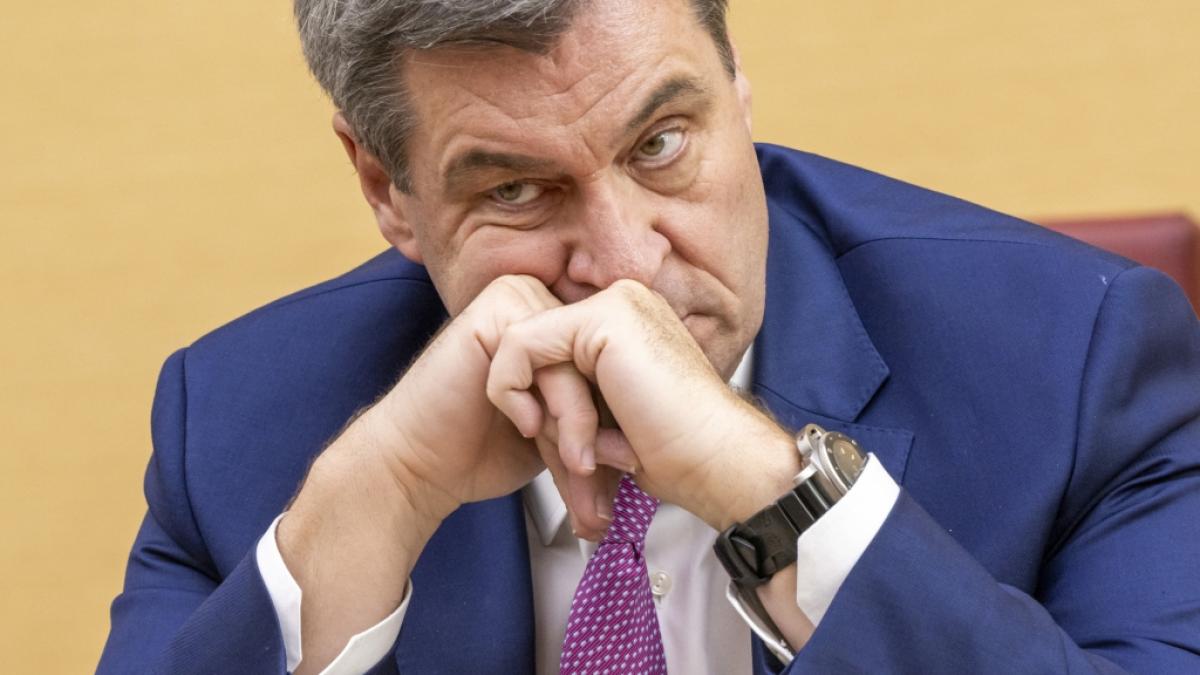 Markus S&ouml;der wurde von ZDF-Moderatorin Diana Zimmermann einfach abgew&uuml;rgt. (Foto)
