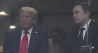 Donald Trump (links) und Elon Musk trafen nach ihrem Streit erstmals wieder aufeinander.