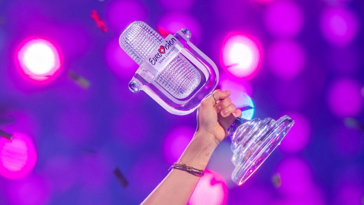 Die begehrte Troph&auml;e des Eurovision Song Contests. (Foto)