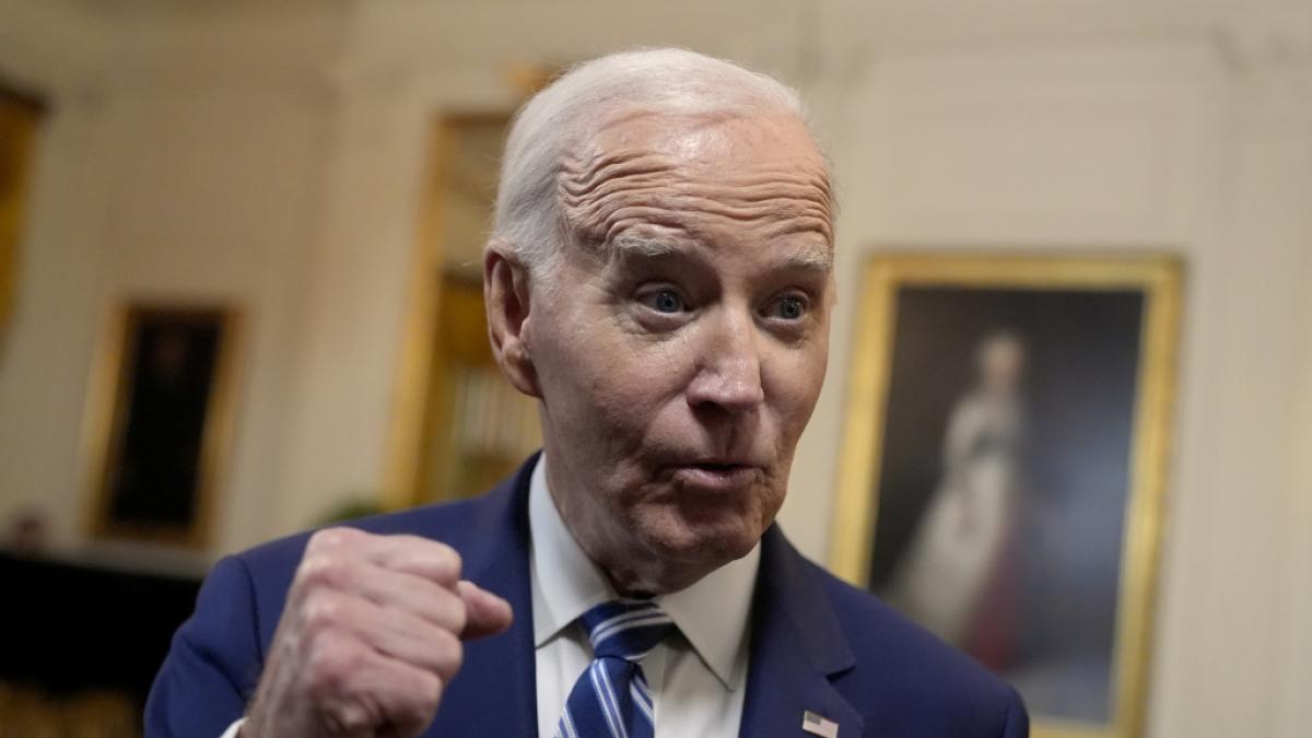 US-Pr&auml;sident Joe Biden blamierte sich beim Singen von "Happy Birthday". (Foto)