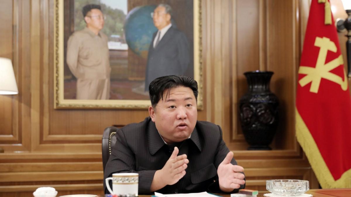 Kim Jong-un pr&auml;sentiert sich heute als pummeliger Diktator Nordkoreas. (Foto)
