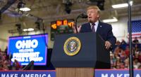 In Ohio verteidigte US-Präsident Donald Trump den umstrittenen republikanischen Gouverneurskandidaten Vivek Ramaswamy.