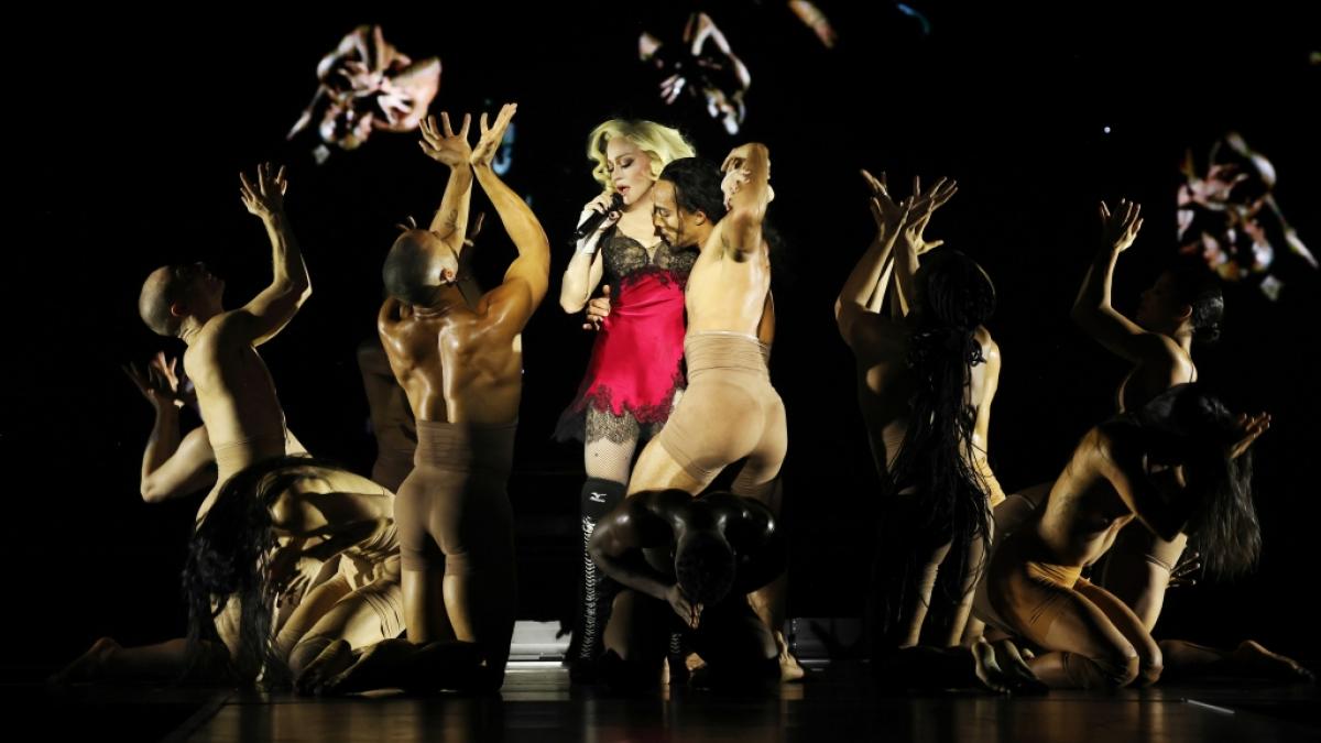 Die Queen of Pop lie&szlig; es zwischen ihren halbnackten T&auml;nzern und T&auml;nzerinnen m&auml;chtig krachen. (Foto)