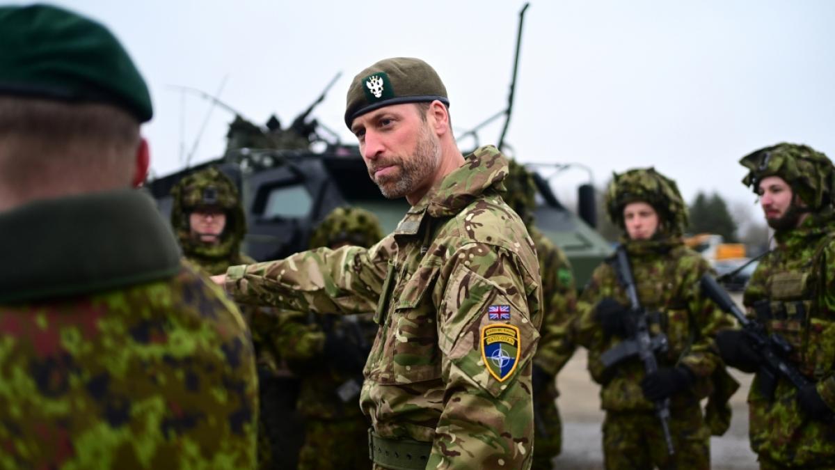 Prinz William besuchte britische Soldaten in Estland. Anschlie&szlig;end wurde er von Putin-Unterst&uuml;tzern bedroht. (Foto)