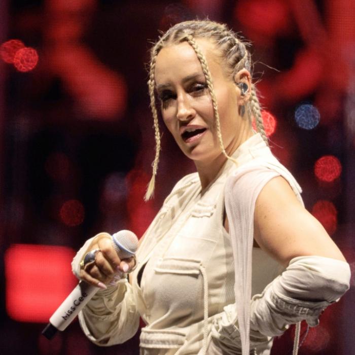 Sarah im Leder-Kracher - dieser Bühnen-Look lässt Fans ausrasten