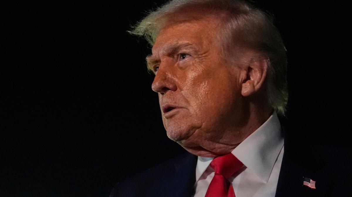 Donald Trump hat sich einen peinlichen Versprecher geleistet. (Foto)
