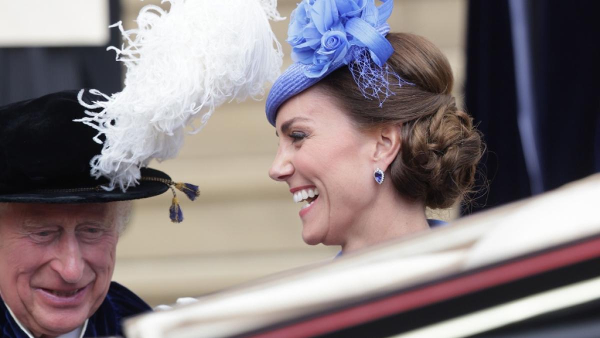 Prinzessin Kate d&uuml;rfte &uuml;ber ihren neuen Job, den Schwiegerpapa K&ouml;nig Charles III. ihr zu Ostern &uuml;bertragen hat, vor Freude aus dem H&auml;uschen sein. (Foto)