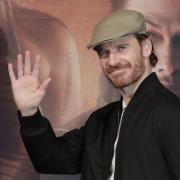 Michael Fassbender auf dem Weg zur Pressekonferenz für den Film 