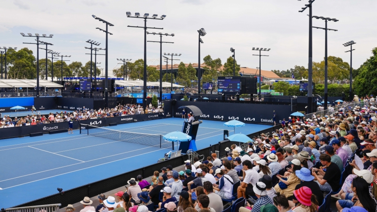 Zuschauer verfolgen ein Spiel w&auml;hrend der Australian Open, am 19.01.2026. (Symbolbild) (Foto)