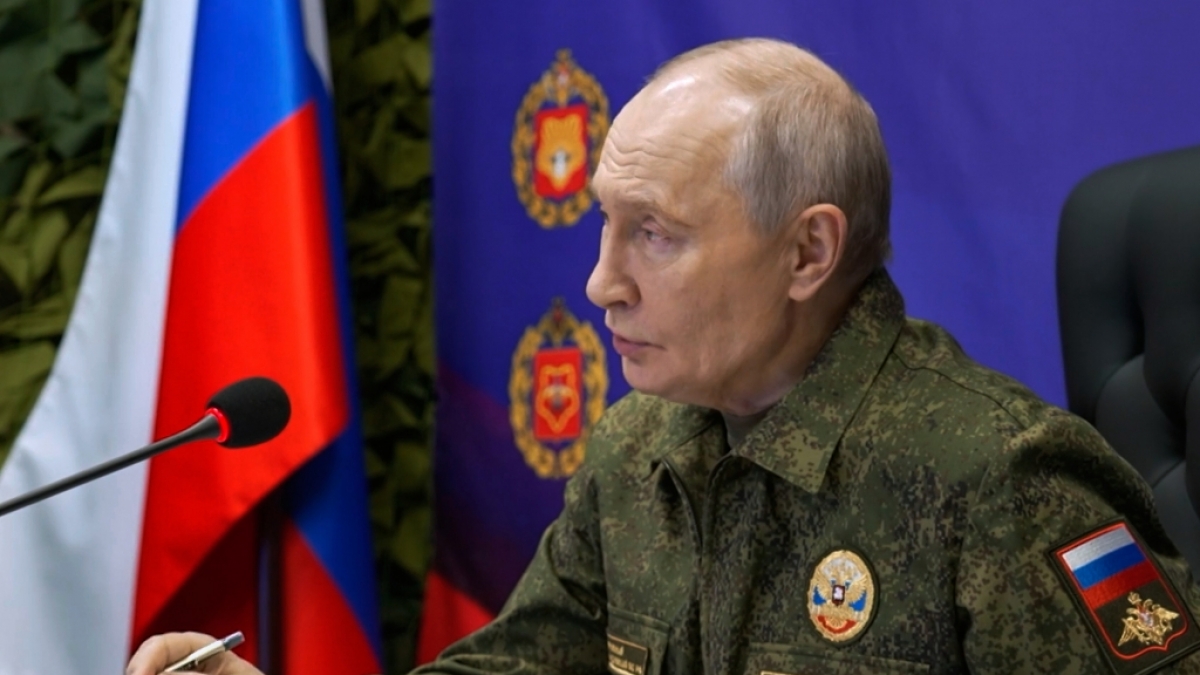 Wann beginnt Wladimir Putin seinen Krieg gegen die Nato? An der Grenze zu Russland hat die Aufr&uuml;stungsoffensive bereits begonnen. (Foto)