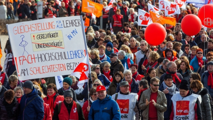 Lehrerstreik.