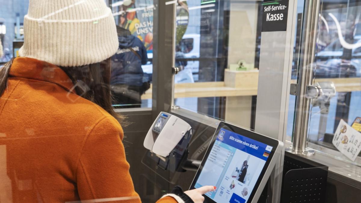 Im urbanen Raum soll es bei Aldi S&uuml;d au&szlig;erdem Self-Checkout-Kassen geben. (Foto)