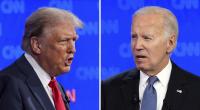Werden sich Donald Trump (l.) und Joe Biden im US-Wahlkampf bald nicht mehr gegenüberstehen?