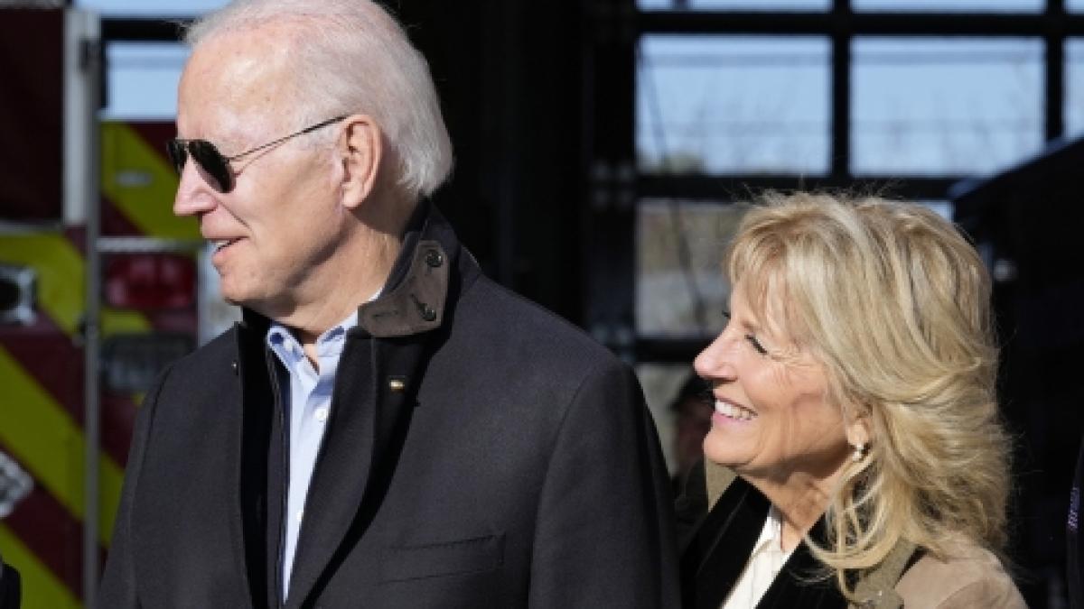 Joe Biden war Teil eines peinlichen TV-Moments. (Foto)