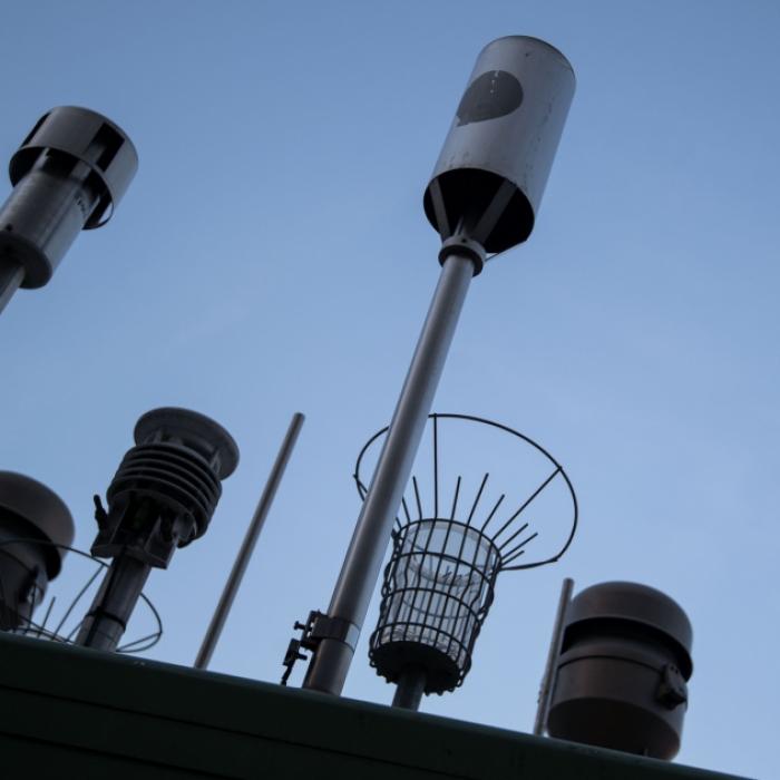 Feinstaub im orangen Bereich mit 66 µg/m³