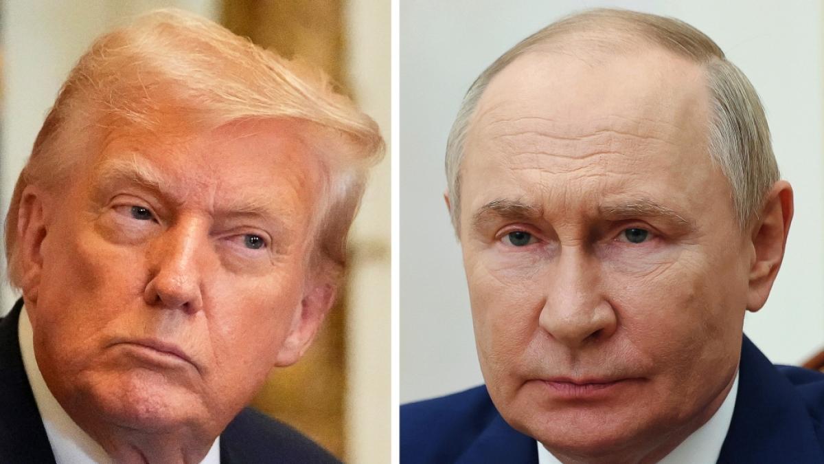 Donald Trump und Wladimir Putin treffen sich an diesem Freitag (15. August) in Alaska. (Foto)