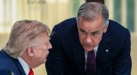 Im eskalierenden Zollstreit mit Donald Trump (links) gibt der kanadische Premier Mark Carney (rechts) nicht klein bei.