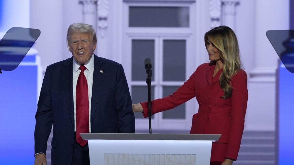 Donald Trump und Melania Trump gerieten nach der L&auml;sterattacke von Donald Trump Jr. in die Schussbahn. (Foto)