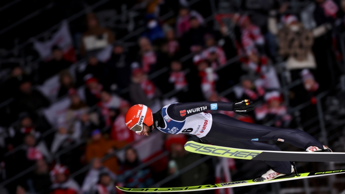 Skispringer Markus Eisenbichler in Aktion. (Foto)