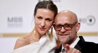 Jürgen Vogel mit seiner Verlobten Natalia Belitski.