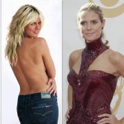 Auch an Heidi Klum geht die Zeit nicht vorbei.
