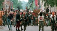Bei den Chaostagen 1995 kam es zu heftigen Straßenschlachten zwischen Punks und er Polizei.