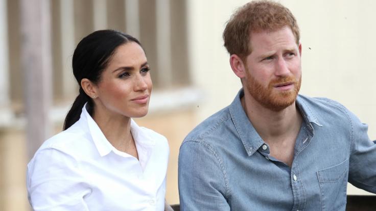 Herzogin Meghan legte einen Blitz-Besuch beim Polo hin.