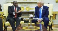 US-Präsident Donald Trump trifft den südafrikanischen Präsidenten Cyril Ramaphosa im Oval Office des Weißen Hauses.