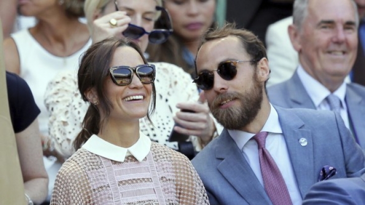 Pippa und James Middleton in der königlichen Loge beim Tennisturnier in Wimbledon.