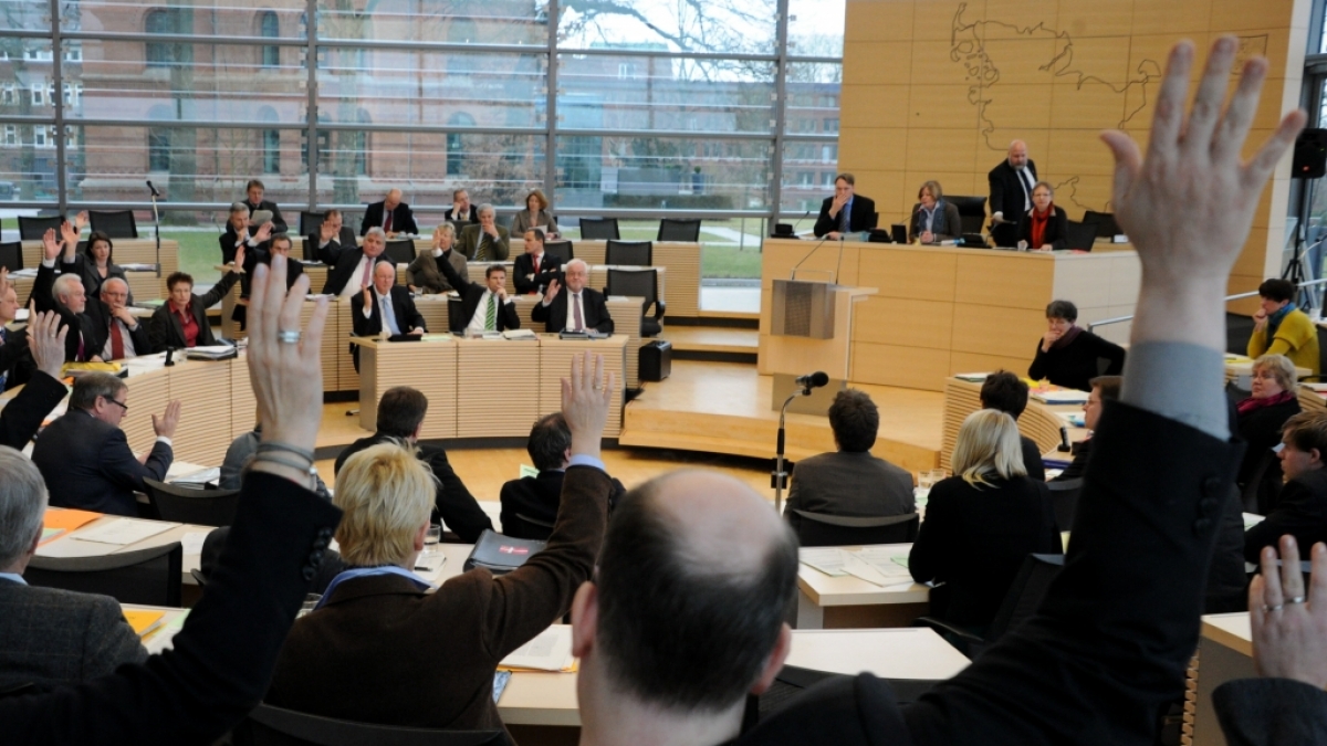 Im Landtag von Schleswig-Holstein fand eine namentliche Abstimmung statt (Symbolbild). (Foto)