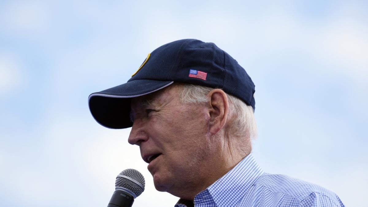 Joe Biden, Pr&auml;sident der USA, lie&szlig; w&auml;hrend einer Veranstaltung anl&auml;sslich des Labor Day bei der Gewerkschaft "Sheet Metal Workers Local 19" kein gutes Haar an seinem Vorg&auml;nger Donald Trump. (Foto)