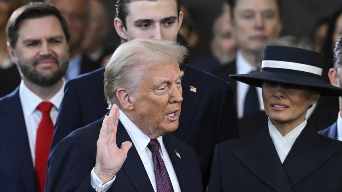 Am 20. Januar 2025 wurde Donald Trump zum zweiten Mal als US-Präsident vereidigt. (Foto)
