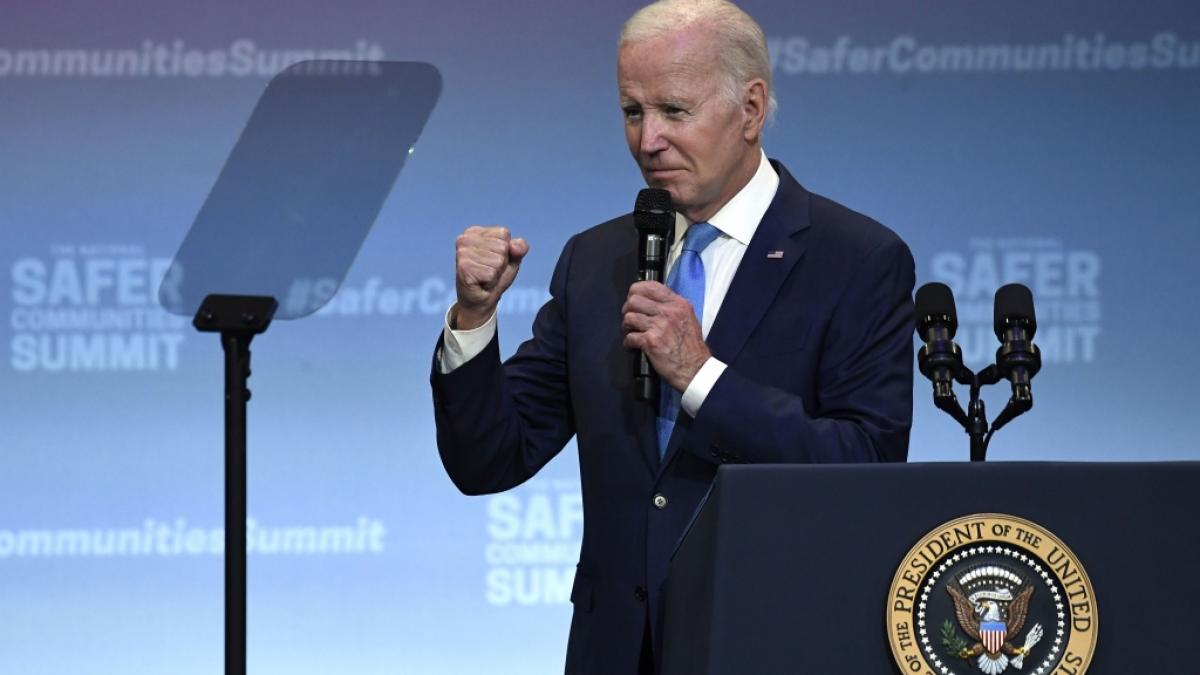 US-Pr&auml;sident Joe Biden lie&szlig; bei einem Auftritt in Connecticut seine Zuh&ouml;rer einmal mehr stirnrunzelnd und ratlos zur&uuml;ck. (Foto)