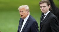 Donald Trump zusammen mit seinem Sohn Barron.