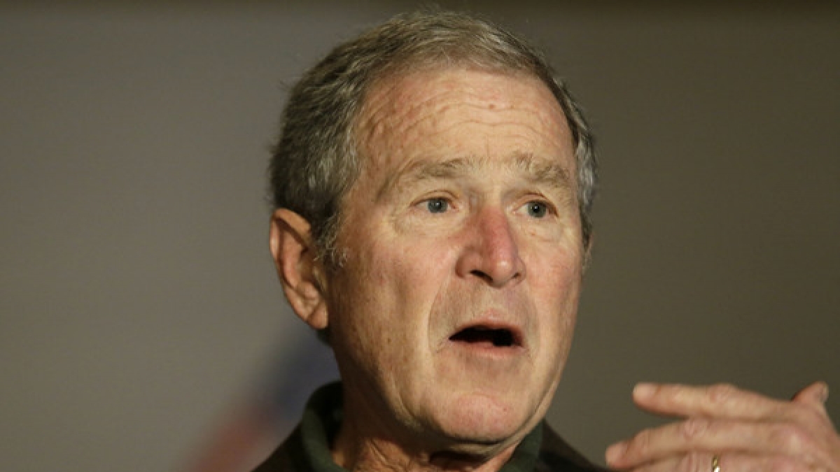 Hat sich George Bush bei Jimmy Kimmel verplappert? (Foto)