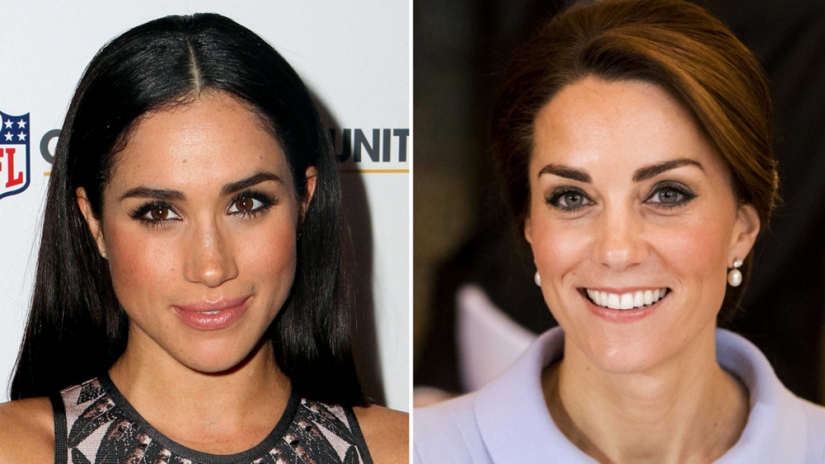 Meghan Markle und Kate Middleton. (Foto)