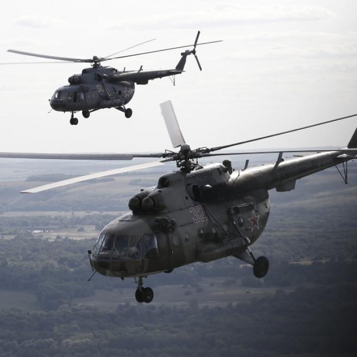 Putin-Armee blamiert - Russen-Helikopter von Drohne abgeschossen