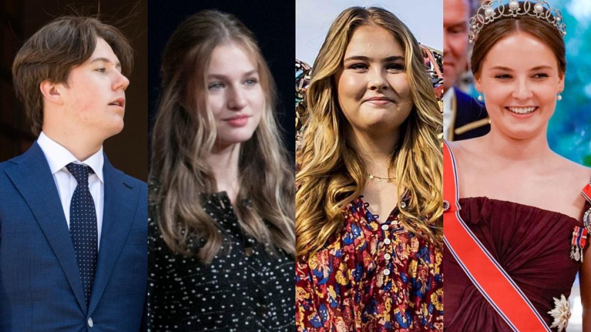Prinz Christian von D&auml;nemark, Prinzessin Leonor von Spanien, Prinzessin Amalia der Niederlande und Prinzessin Ingrid von Norwegen (v.l.n.r.) m&uuml;ssen derzeit ohne &uuml;ppige Apanage auskommen. (Foto)