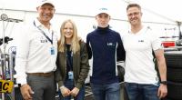 David Schumacher - hier mit seinem Vater Ralf Schumacher sowie Box-Legende Axel Schulz nebst Tochter Pauline - peilt eine Karriere in der Formel 3 an und führt damit die Familientradition fort.